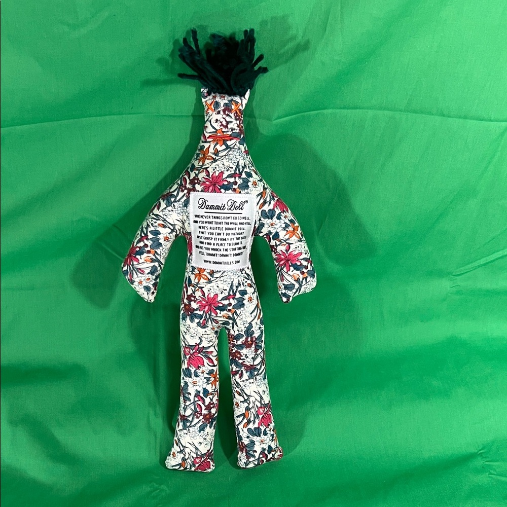 Floral Print Dammit Doll (CURSED READ DESCRIPTION)
